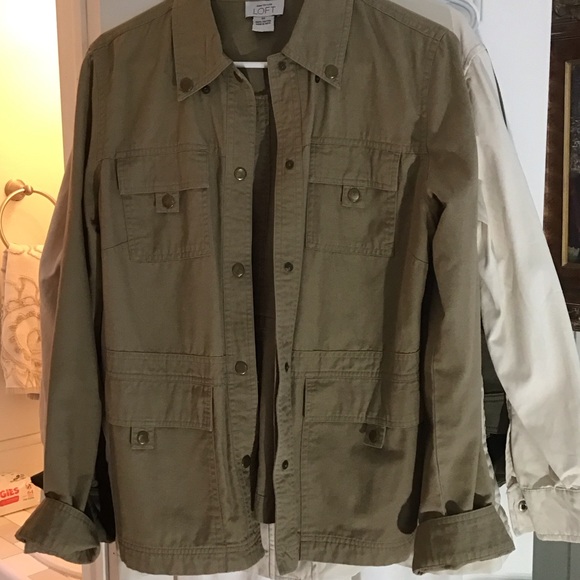 LOFT  Women’s Khaki  Jacket - Picture 2 of 3